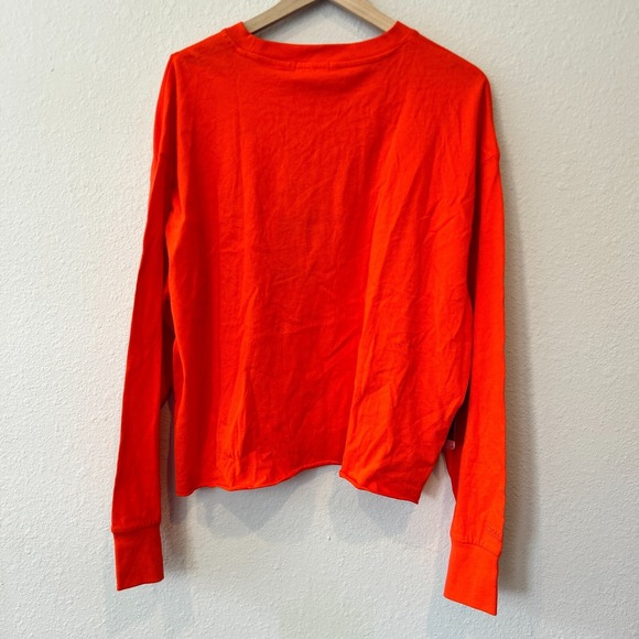 NEW Womens XL MITCHELL AND NESS NBA NEW YORK KNICKS CREWNECK Crop Top Shirt - Picture 2 of 10